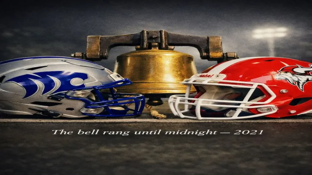 The river bell from the Montague Vs Whitehall battle for the bell rivalry